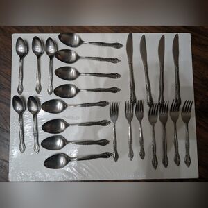 Vintage Orleans Silver Stainless steel Flatware stainless.